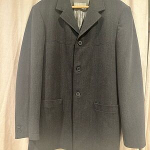 Dark Gray Wool Blazer